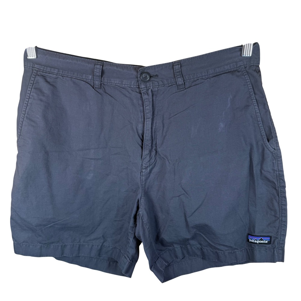 Patagonia All-Wear Hemp Shorts Mens 34 Gray Lightweight Organic Cotton Outdoors